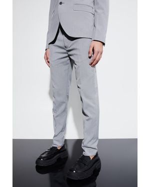 BoohooMAN Super Skinny Suit Trousers - Grey
