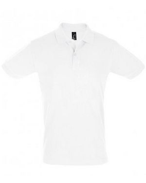 Sol's Perfect Pique Short Sleeve Polo Shirt Cotton - White