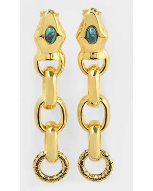 Aurelie Bidermann Tao Oorbellen In Verguld Metaal - Metallic