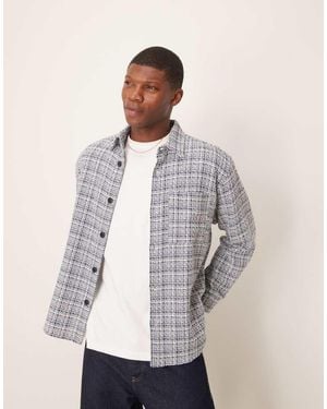 SELECTED Boucle Overshirt - Grey