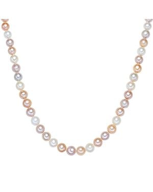 Valero Pearls Fresh Water Cultured Pearl(S) Necklace - Metallic