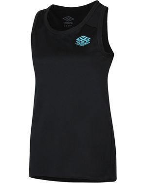 Umbro Ladies Ptf Racerback Tank Top - Black