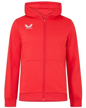 Castore Zip Br Hoody - Red