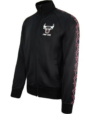 Mitchell & Ness Nba Chicago Bulls Track Jacket - Black