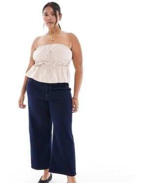 ONLY High Waisted Wide Leg Jeans - Blue