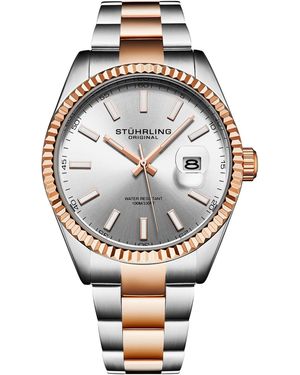 Stuhrling Vanguard 4069 Quartz 42Mm - Metallic