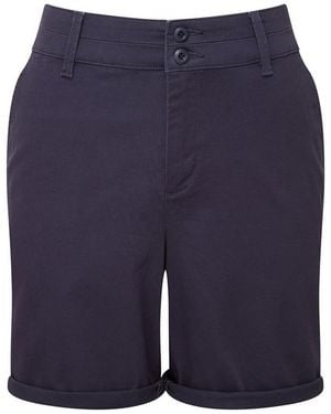 Asquith & Fox Ladies Chino Lightweight Shorts - Blue