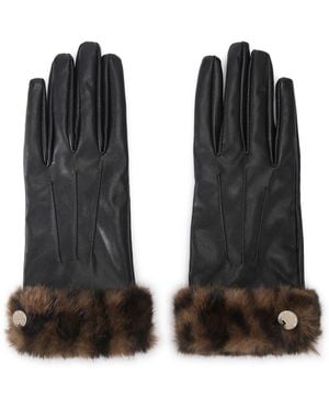 Carvela Kurt Geiger Fur Gloves - Black