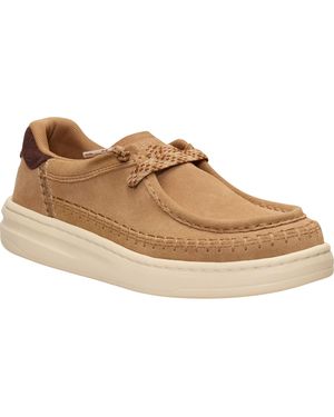 HEYDUDE Heydude Harper Moc Gevoerd Suède Tan Moccasins Schoenen - Naturel