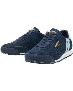 Patrick Dijon Suede Running Trainers /Sky) - Blue