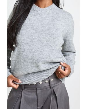 Boohoo Knitted V Neck Jumper - Grey