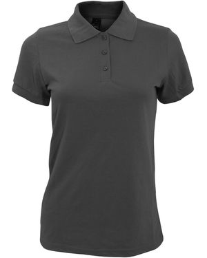 Sol's Ladies Prime Pique Polo Shirt (Dark) - Black