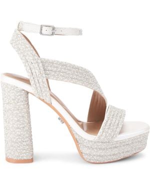 Carvela Kurt Geiger Gala Platform Jewel Sandals - White