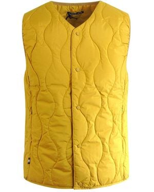 Aquascutum Active Rlg Vest Chai Tea - Yellow