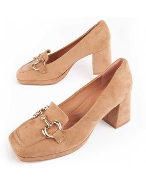 Montevita Heeled Shoe Nussia4 - Natural