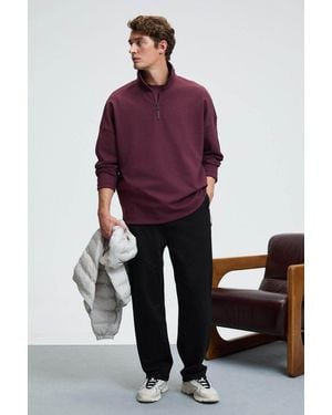 Grimelange Relaxed Straight-Leg Joggers - Purple