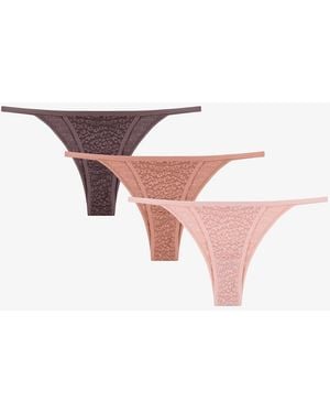 Penti 3-Pack Mid-Waist Brazilian Knickers - Multicolour