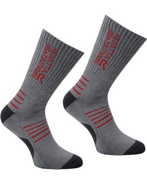 Regatta Bamboo Crew Socks Marl/ - Grey