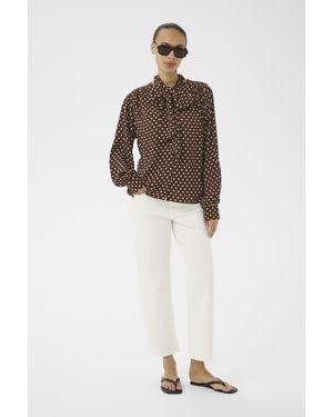 Part Two Blouse Met Lange Mouwen Yaninapw Blouse Met Lange Mouwen Loose Fit - Bruin
