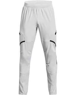 Under Armour Unstoppable Solid Patterned Slim Cargo Trousers - Grey