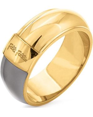 Folli Follie 1R18T001Ya-54 Ladies Ring - Metallic