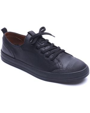 Base London Volt Leather Lace-Up Shoes - Blue