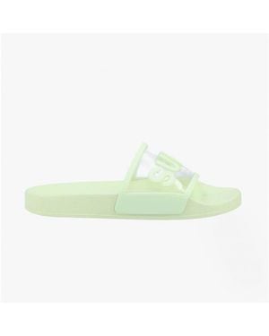 Superga 1908 Clear Identity Slides Primrose - Green