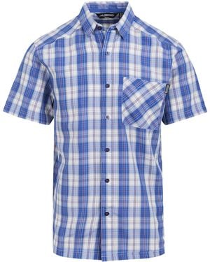 Regatta Mindano Ix Checked Short-Sleeved Shirt /Olympian) - Blue