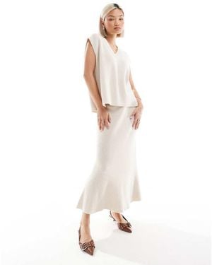 French Connection Knitted Skirt - White