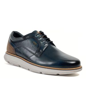 Pod Finch Leather Lace-Up Shoes - Blue