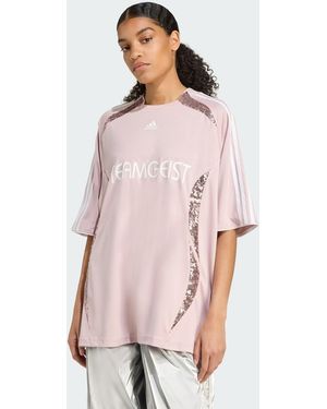 adidas Originals Adilenium Season 4 Teamgeist Oversized Jersey - Pink