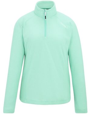 Regatta Great Outdoors /Ladies Montes Half Zip Fleece Top (Ice) - Green