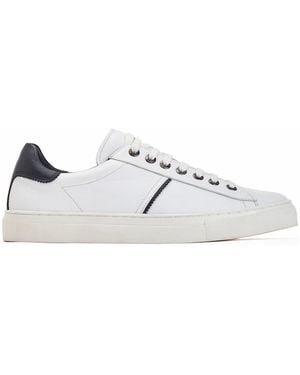 Base London Beck Leather Trainers - Black