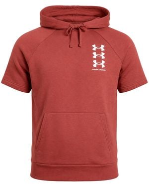 Under Armour Rival Fleece Multilogo T-Shirt - Red