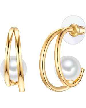 YOKOAMII Earrings Metal - Metallic