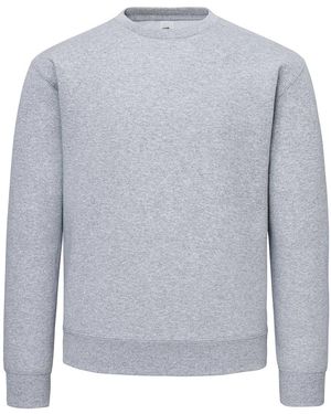 Fruit Of The Loom Adult Supercotton Sweatshirt (Athletic Heather) - Grey