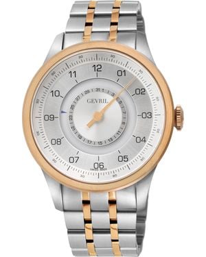 Gevril Jones St. 2103 Swiss Automatic Sellita Sw200 Watch - Grey