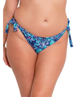 Curvy Kate Mykonos String Bikini Brief - Blue