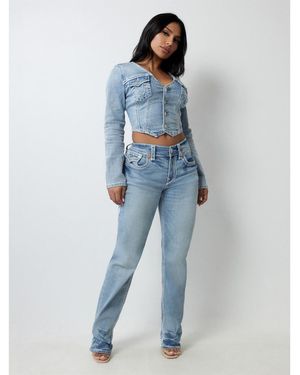 TRUE RELIGION Ricki Rlxd S - Blue