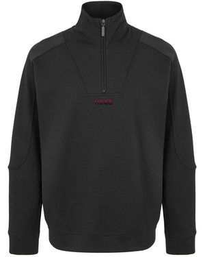 HUGO Atlas Half Zip 10277512 01 Hoody - Black