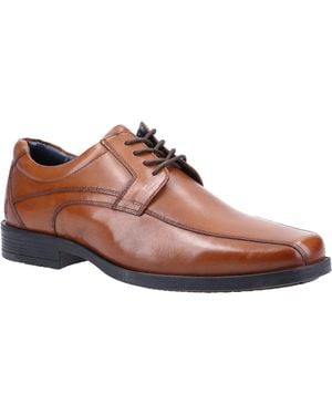 Hush Puppies Brandon Leather Shoes - Brown