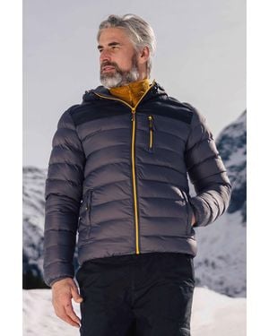 Mountain Warehouse 'Link' Padded Jacket Water Resistant Warm Everyday Coat - Blue