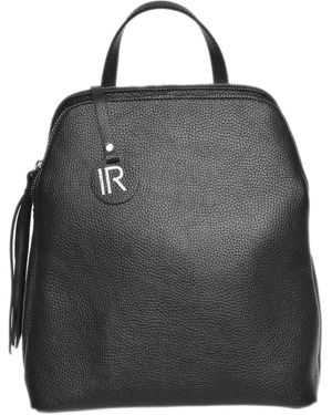 Isabella Rhea Zwart Rundleer Tas