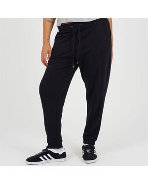 Brave Soul Plus Size Solid Colour Jogging Bottoms - Blue