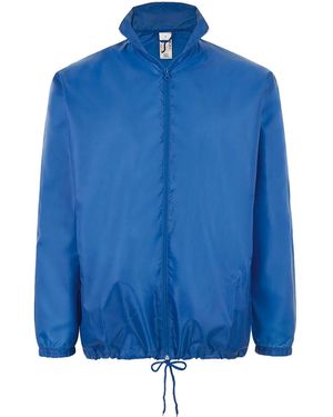Sol's Shift Showerproof Windbreaker Jacket (Royal) - Blue