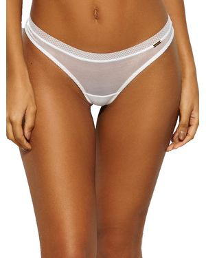 Gossard Glossies Thong - Brown