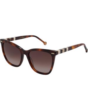 Carolina Herrera Ch0044S Acetate Cat Eye Sunglasses For - Brown
