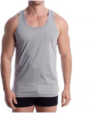 Q En Sleeveless Bamboo Undershirt Q1001 - Grey