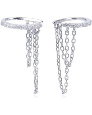 Gena Paris Earcuff Rock Een - Wit