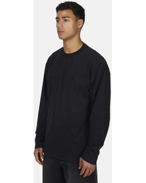 Good For Nothing Relaxed Long Sleeve T-Shirt - Blue